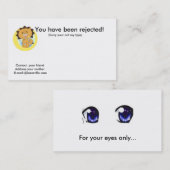 拒絶されました! 、Cont… 名刺 (正面/裏面)