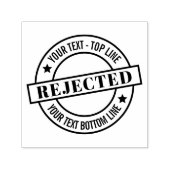 拒絶証印判パーソナライズされた断 セルフインキングスタンプ (デザイン)