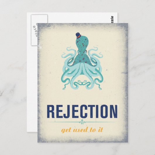 拒絶 ポストカード (正面/裏面)