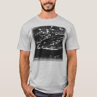 拔け穴の男性Hexxusのティー Tシャツ