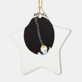 拘束 セラミックオーナメント (左)