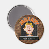 拘置所のヒラリー マグネット (正面/裏面)