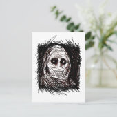 招かれないこわがる泊り客、決してだけ インビテーションポストカード (スタンド正面)