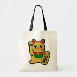 招き猫ゴールデンラッキーキャット トートバッグ