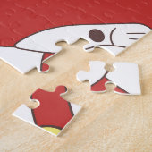 招き猫ドードルパタ日本のーン。 ジグソーパズル (側面)