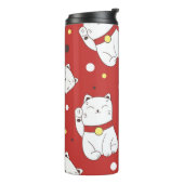 招き猫ドードルパタ日本のーン。 タンブラー (回転左)