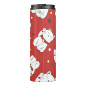 招き猫ドードルパタ日本のーン。 タンブラー (裏面)