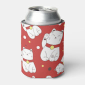 招き猫ドードルパタ日本のーン。 缶クーラー (缶正面)