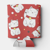 招き猫ドードルパタ日本のーン。 缶クーラー (裏面)