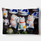 招き猫フィギュア アクセサリーポーチ (裏面)