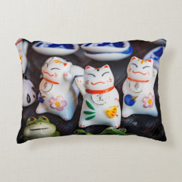 招き猫フィギュア アクセントクッション
