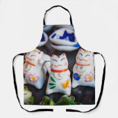 招き猫フィギュア エプロン (正面)