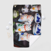 招き猫フィギュア ゴルフタオル (インサイチュ)