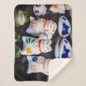 招き猫フィギュア シェルパブランケット (正面)