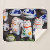 招き猫フィギュア シェルパブランケット (正面(横))