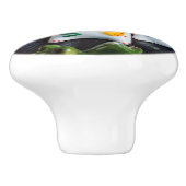 招き猫フィギュア セラミックノブ (側面)