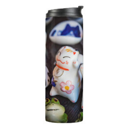 招き猫フィギュア タンブラー