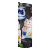 招き猫フィギュア タンブラー (回転右)
