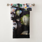 招き猫フィギュア バスタオルセット (インサイチュ)