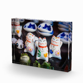 招き猫フィギュア フォトブロック