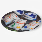 招き猫フィギュア ペーパープレート (アングル)