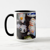 招き猫フィギュア マグカップ (左)