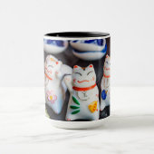 招き猫フィギュア マグカップ (中央)