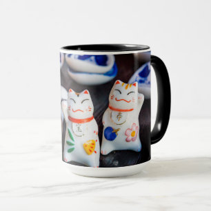 招き猫フィギュア マグカップ