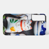 招き猫フィギュア SAMSUNG GALAXYケース (裏面横)