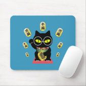 招き猫ラッキープルーエ マウスパッド (マウス)