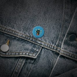 招き猫ラッキープルーエ 缶バッジ