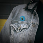 招き猫ラッキープルーエ 缶バッジ