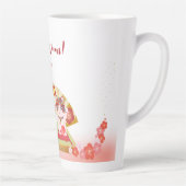 招き猫ラッキープルーナ カフェラテマグ (右)