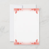 招き猫ラッキープルーナ 出欠カード (裏面)