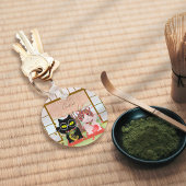 招き猫ラッキーポイルーナラウンド キーホルダー