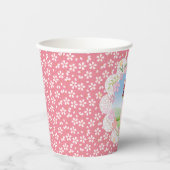 招き猫ラッキールナ紙カップ 紙コップ (正面)