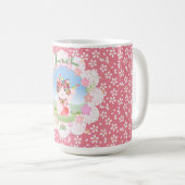 招き猫ラッキールナ コーヒーマグカップ (正面右)