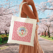 招き猫ラッキールナ トートバッグ