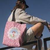 招き猫ラッキールナ トートバッグ