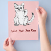 招き猫招き猫 チラシ (手)