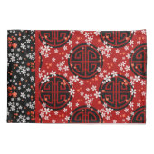 招き猫日本のなびくコイ 枕カバー (裏面-左)