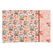 招き猫日本のなびくコイ 枕カバー (正面右)