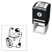 招き猫日本のラッキーキャットカラーME セルフインキングスタンプ (インサイチュ)