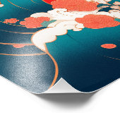 招き猫日本の招き フォトプリント            (角)