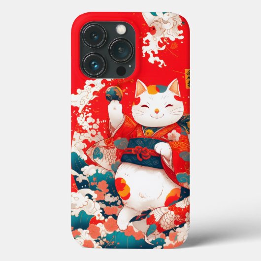 招き猫日本の招き Case-Mate iPhoneケース (裏面)