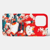 招き猫日本の招き Case-Mate iPhoneケース (裏面 (横))