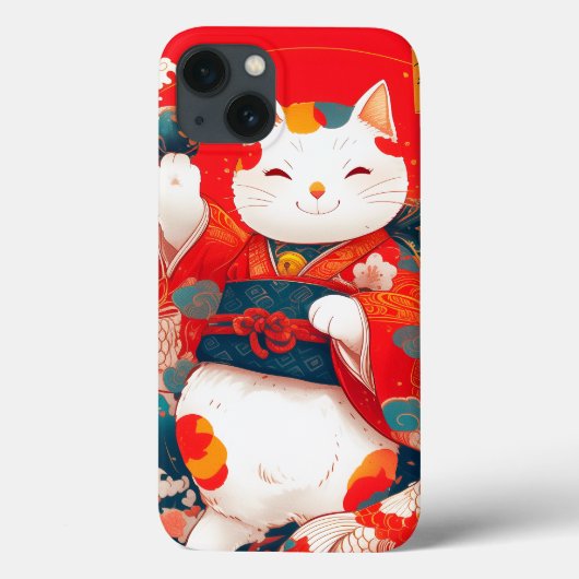 招き猫日本の招き Case-Mate iPhoneケース (裏面)
