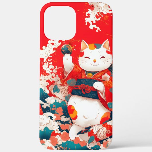 招き猫日本の招き Case-Mate iPhoneケース (裏面)