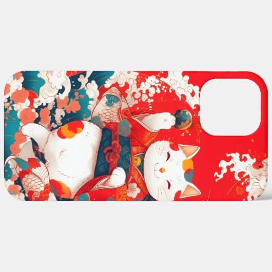 招き猫日本の招き Case-Mate iPhoneケース (裏面 / 右)