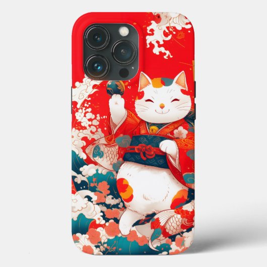 招き猫日本の招き Case-Mate iPhoneケース (裏面)